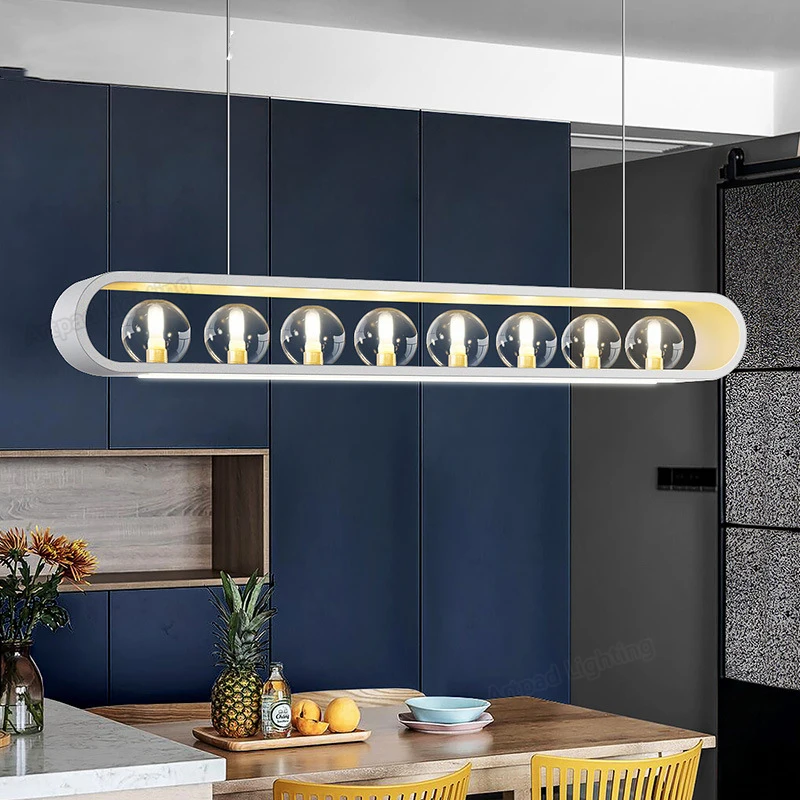 SANDYHA Modern Luxury Chandelier Bubble Ball Gold/White Metal Headlights Living Dinning Room Home Decor Hanging Lighting Fixture
SANDYHA Modern Luxury Chandelier Bubble Ball Gold/White Metal Headlights Living Dinning Room Home Decor Hanging Lighting Fixture