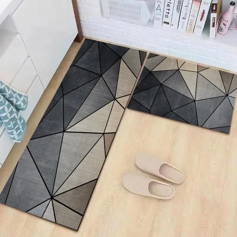 Fashion Simple Kitchen Mat Geometric Print Bedroom Living Room Decor Home Carpet Long Strip Door Mat Modern Home Decor Felpudo
Fashion Simple Kitchen Mat Geometric Print Bedroom Living Room Decor Home Carpet Long Strip Door Mat Modern Home Decor Felpudo