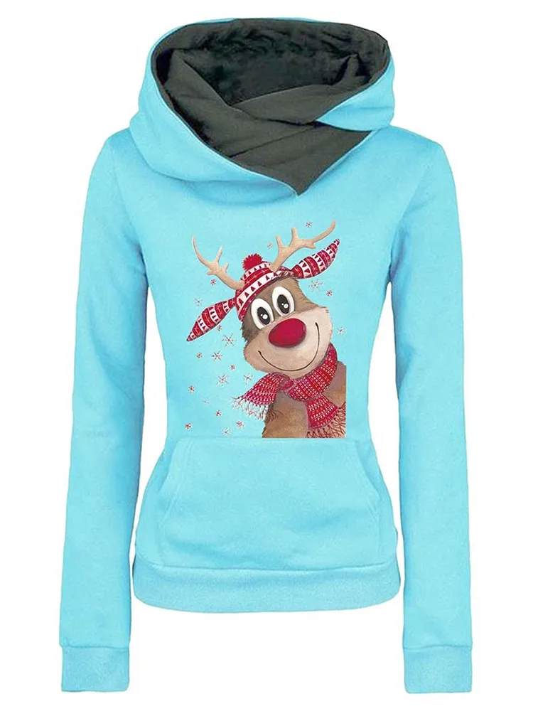 Women Hoodie Sweatshirts 2022 Autumn Winter Fashion Long Sleeve Fleece Warm Pullovers Pocket Christmas Print Hooded Jacket
Women Hoodie Sweatshirts 2022 Autumn Winter Fashion Long Sleeve Fleece Warm Pullovers Pocket Christmas Print Hooded Jacket