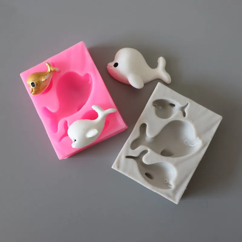 Ocean Series Cute Dolphin Fondant Silicone Mold Chocolate Epoxy Silicone Mold Resistance Cake Decoration Tools
Ocean Series Cute Dolphin Fondant Silicone Mold Chocolate Epoxy Silicone Mold Resistance Cake Decoration Tools