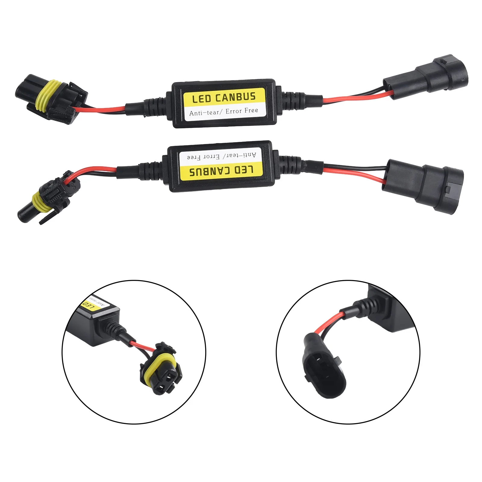 2x 9005 9006 9012 LED Headlight Canbus Decoder Error Anti Flicker Resistor Canceller AMP Connectors Car Lights Lamp For All Auto
2x 9005 9006 9012 LED Headlight Canbus Decoder Error Anti Flicker Resistor Canceller AMP Connectors Car Lights Lamp For All Auto
