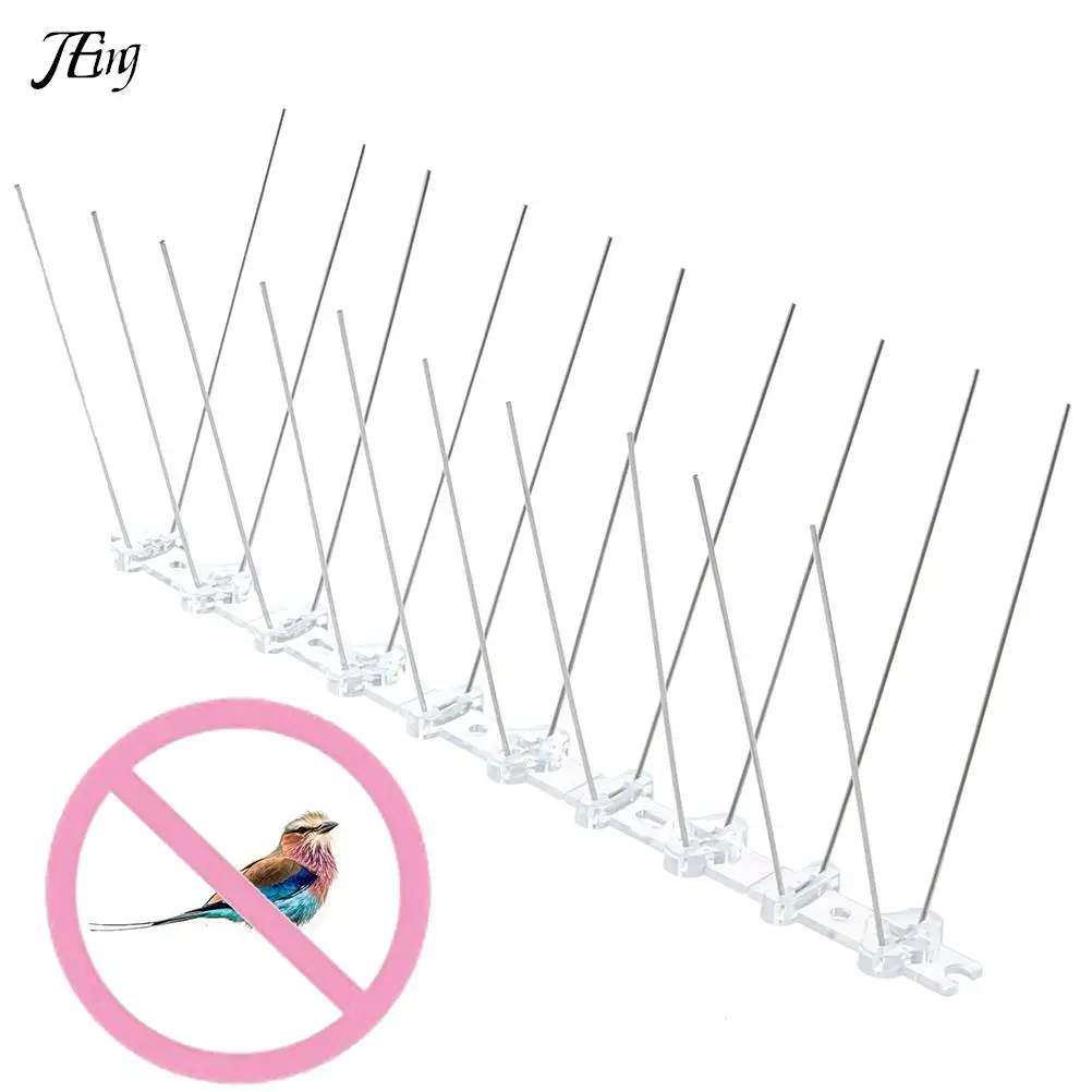 Stainless Steel Repeller Bird Pigeon Spikes Eco-friendly Anti Pigeon Deterrent Anti Bird Spike Strip Scarer Repeller Birds Fence
Stainless Steel Repeller Bird Pigeon Spikes Eco-friendly Anti Pigeon Deterrent Anti Bird Spike Strip Scarer Repeller Birds Fence