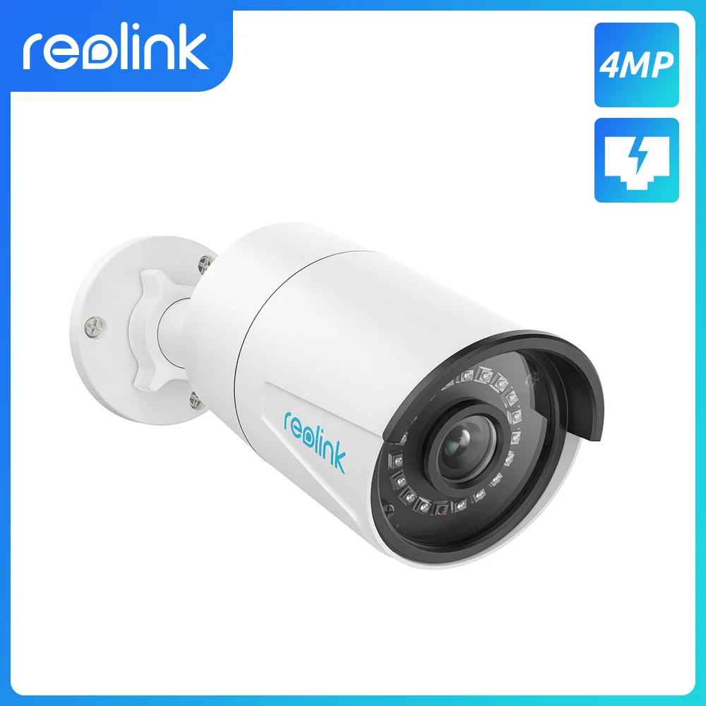 Reolink PoE IP camera 4MP outdoor IP66 waterproof Built-in Microphone night vision Remote view P2P Bullet security Camera B400
Reolink PoE IP camera 4MP outdoor IP66 waterproof Built-in Microphone night vision Remote view P2P Bullet security Camera B400