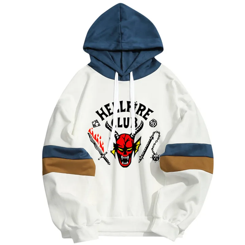 

New Hoodies Women Stranger Things 4 Hellfire Club Eddie Munson Harajuku Sweatshirt Oversized Sportswears Steve Harrington Hoodie