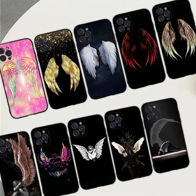 Angel Wings Phone Case Silicone Soft For iphone 14 13 12 11 Pro Mini XS MAX 8 7 6 Plus X 2020 XR Shell
Angel Wings Phone Case Silicone Soft For iphone 14 13 12 11 Pro Mini XS MAX 8 7 6 Plus X 2020 XR Shell