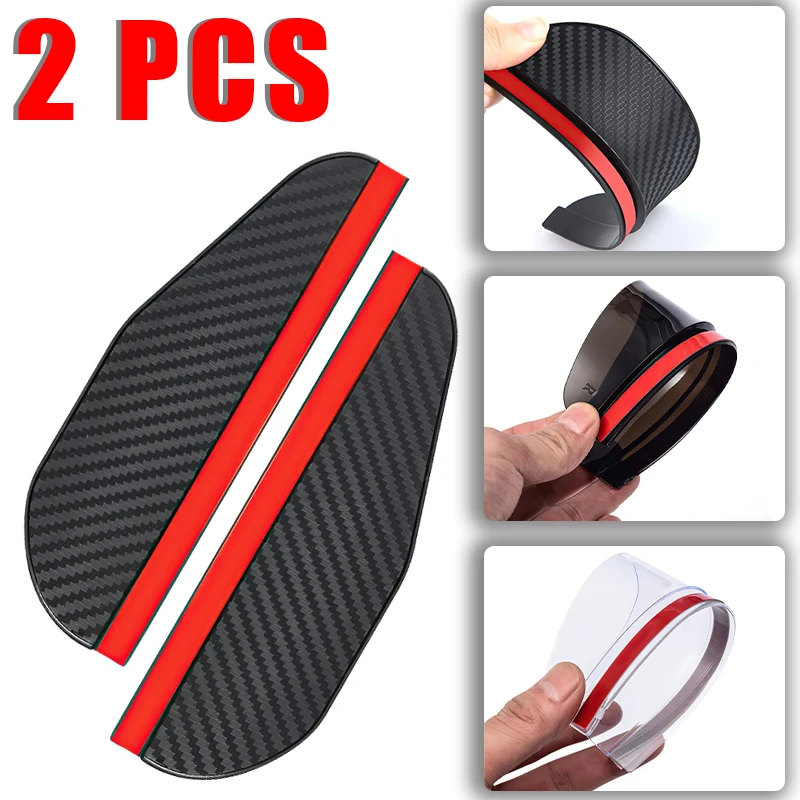 2Pcs Car Rearview Mirror Rain Eyebrow Rain Shield Snow Rainproof Blades Sticker Guard Sun Visor Auto Rear View Shade Protector 
2Pcs Car Rearview Mirror Rain Eyebrow Rain Shield Snow Rainproof Blades Sticker Guard Sun Visor Auto Rear View Shade Protector