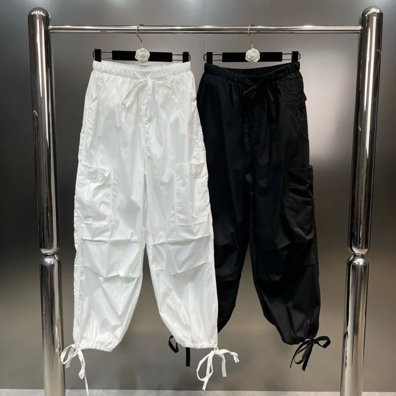BORVEMAYS 2023 Summer New Simple All-match Whitestraight-leg Pants Stretch High Waist Drawstring Casual Trousers Women WZ3388
BORVEMAYS 2023 Summer New Simple All-match Whitestraight-leg Pants Stretch High Waist Drawstring Casual Trousers Women WZ3388