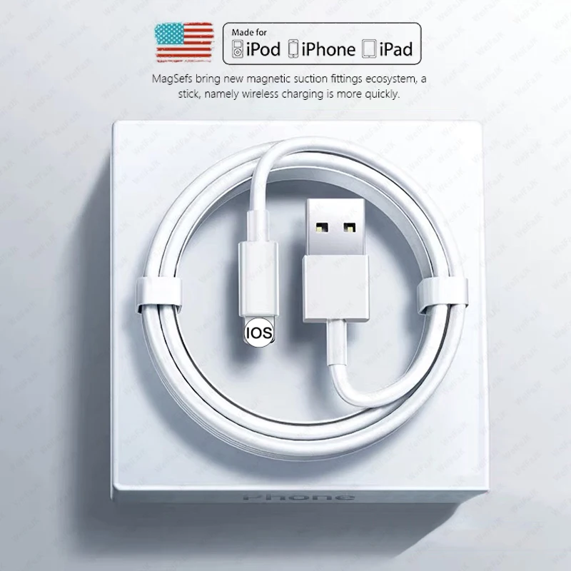 1m 2m Original Lighting USB Data Charger Cable For Apple iPhone 6 6s 7 8 Plus 11 12 Pro XS Max Mini X XR 5S iPad Charging Cables
1m 2m Original Lighting USB Data Charger Cable For Apple iPhone 6 6s 7 8 Plus 11 12 Pro XS Max Mini X XR 5S iPad Charging Cables
