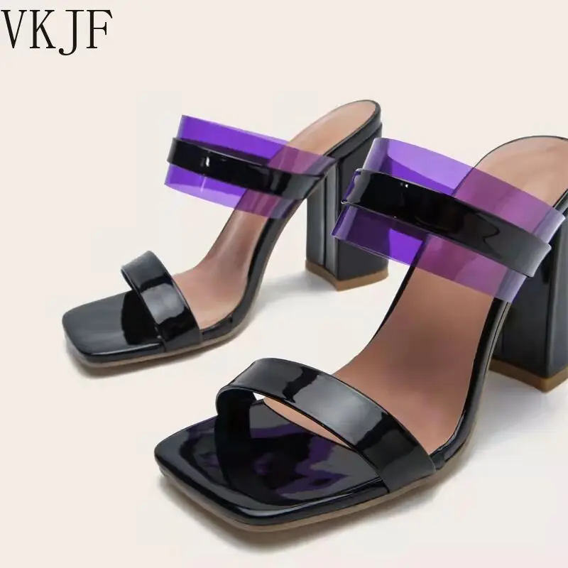 Женские туфли на высоком каблуке, универсальные шлепанцы на толстом каблуке, большие размеры, 2022
Женские туфли на высоком каблуке, универсальные шлепанцы на толстом каблуке, большие размеры, 2022