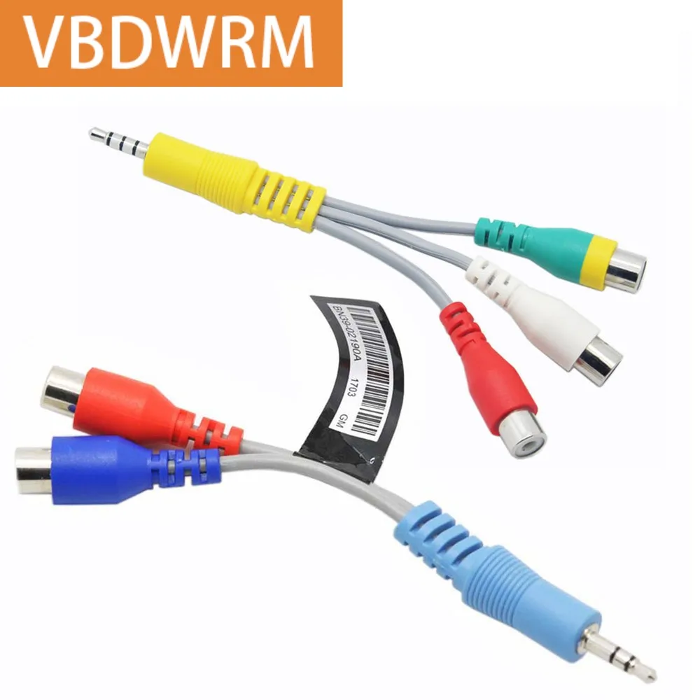 DC to RCA AV Gender Cable Adapter Genuine Original Audio RCA Cable for Samsung 4K Ultra HD Smart LED TV
DC to RCA AV Gender Cable Adapter Genuine Original Audio RCA Cable for Samsung 4K Ultra HD Smart LED TV
