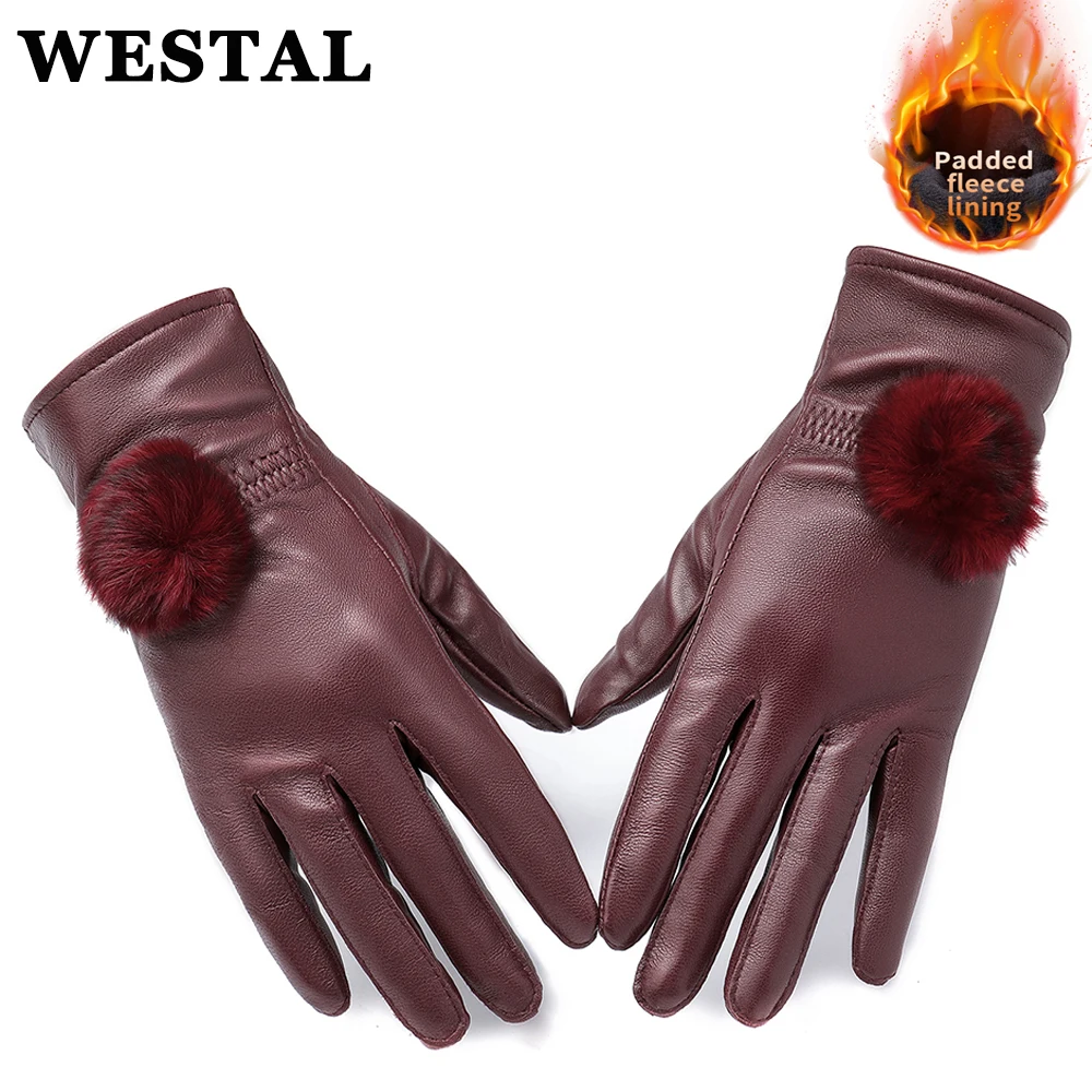 New New In Fashion Leather Women‘s Gloves Winter Fleece Thick Warm Full Finger Outdoor Sheepskin Female Gloves Touch Screen
New New In Fashion Leather Women‘s Gloves Winter Fleece Thick Warm Full Finger Outdoor Sheepskin Female Gloves Touch Screen