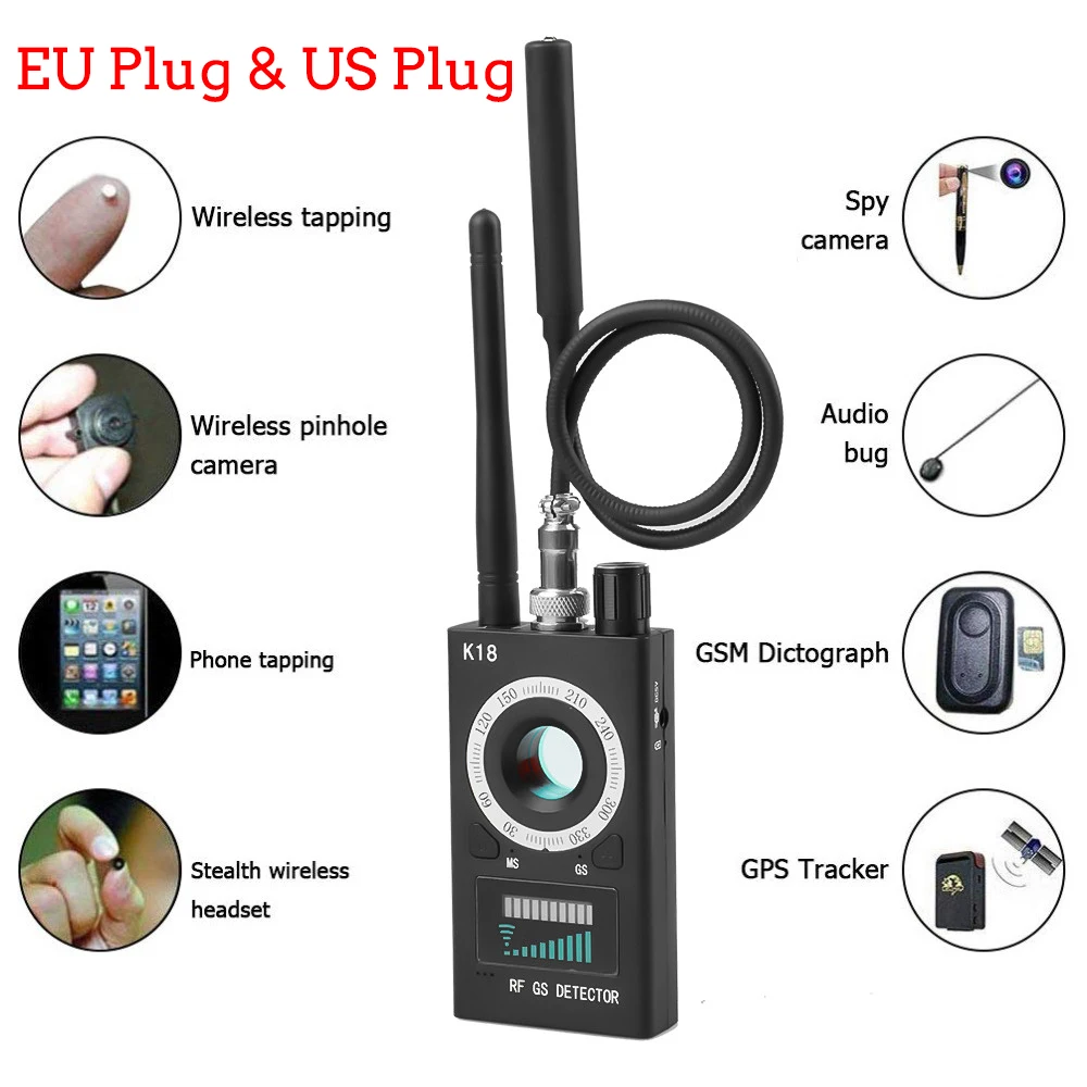Wireless Detector 1MHz 6.5GHz Multi function jammer signal blocker Anti-spy Camera GSM Audio GPS Signal lens RF Tracker Detect
Wireless Detector 1MHz 6.5GHz Multi function jammer signal blocker Anti-spy Camera GSM Audio GPS Signal lens RF Tracker Detect