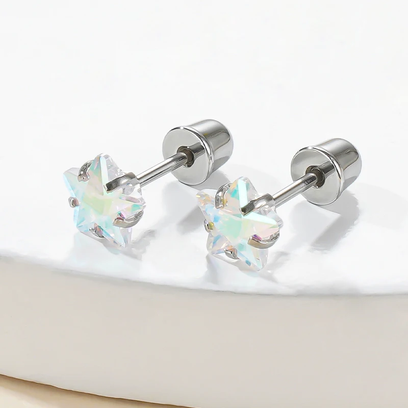Super flash five-pointed star grab drill fine color zirconium ear nail minority internal thread stainless steel ear bone nail
Super flash five-pointed star grab drill fine color zirconium ear nail minority internal thread stainless steel ear bone nail