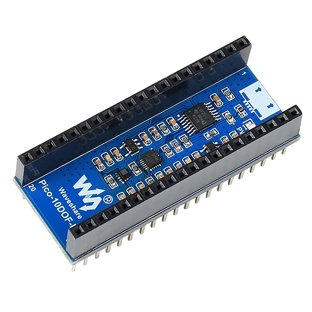 Pico-10DOF-IMU Expansion Board for Raspberry Pico RP2040 Development Board ICM20948 Sensor Expansion Board
Pico-10DOF-IMU Expansion Board for Raspberry Pico RP2040 Development Board ICM20948 Sensor Expansion Board