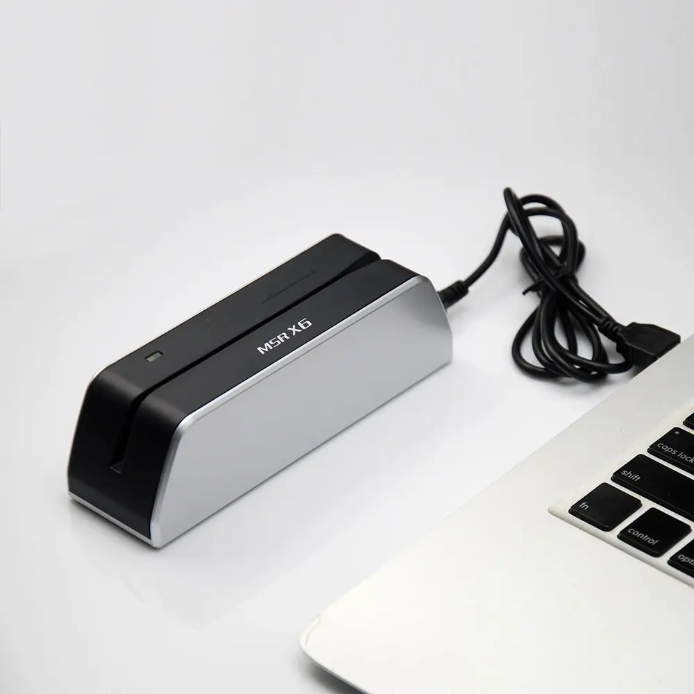 MSRX6 USB Powered HiCo 3Tracks magnetic Card Reader Writer without BT Compliant Systems Windows and Mac OS
MSRX6 USB Powered HiCo 3Tracks magnetic Card Reader Writer without BT Compliant Systems Windows and Mac OS