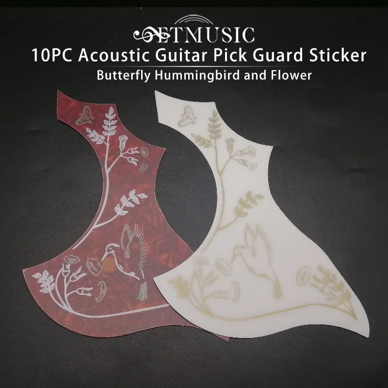 10pcs Butterfly Hummingbird and Flower Guitar Pickguard Acoustic Guitar Pickguard Pick Guard Sticker
10pcs Butterfly Hummingbird and Flower Guitar Pickguard Acoustic Guitar Pickguard Pick Guard Sticker