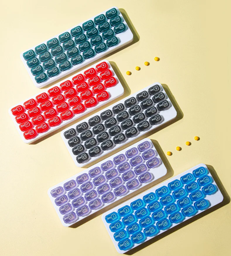 Portable Pill Box January 31 Grid Keyboard Pill Box 31 Pill Box 31 Grid Storage Box Household Supplies Storage Box
Portable Pill Box January 31 Grid Keyboard Pill Box 31 Pill Box 31 Grid Storage Box Household Supplies Storage Box