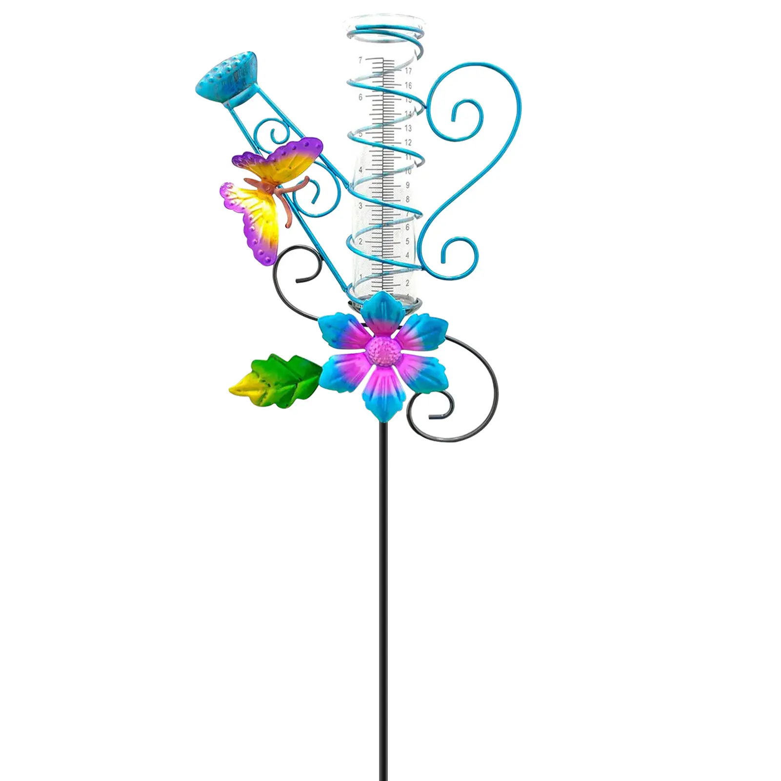 Butterfly Rain Gauge Butterfly Rain Gauge Outdoor With Stake Waterproof Metal Rain Gauge With 7 Inch Capacity Glass Tube For Out
Butterfly Rain Gauge Butterfly Rain Gauge Outdoor With Stake Waterproof Metal Rain Gauge With 7 Inch Capacity Glass Tube For Out