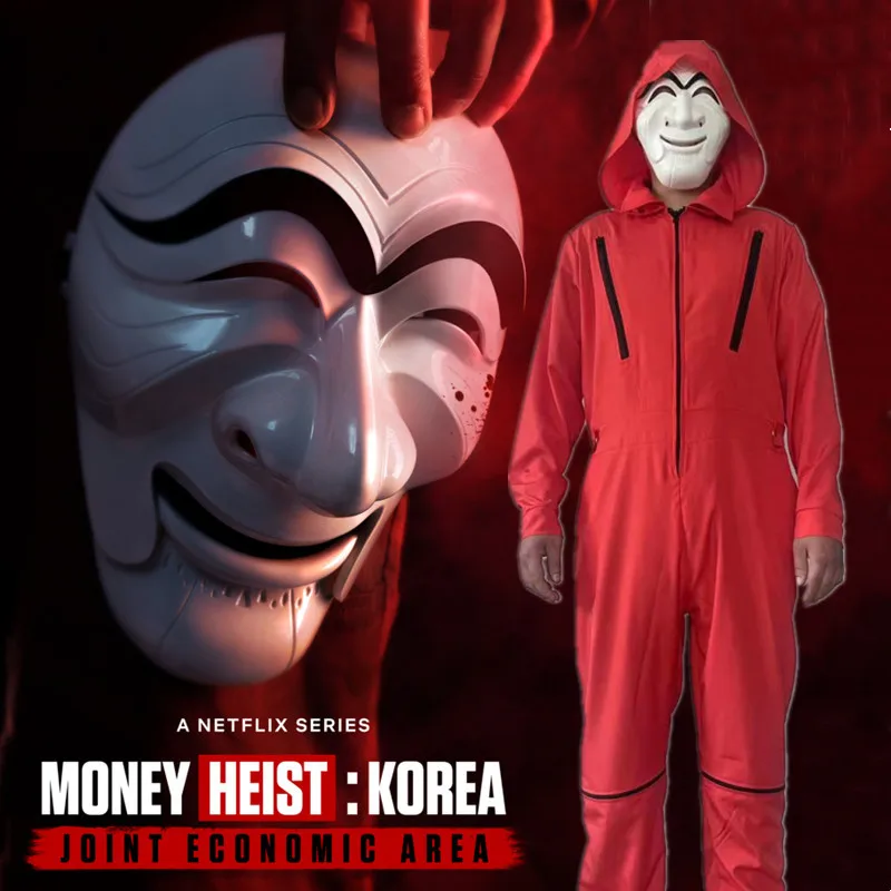 Halloween Party Korea Money Heist Cosplay Costume Kids Gift Cos Movie Character Outfit Mask Unisex Roleplaying Suit
Halloween Party Korea Money Heist Cosplay Costume Kids Gift Cos Movie Character Outfit Mask Unisex Roleplaying Suit