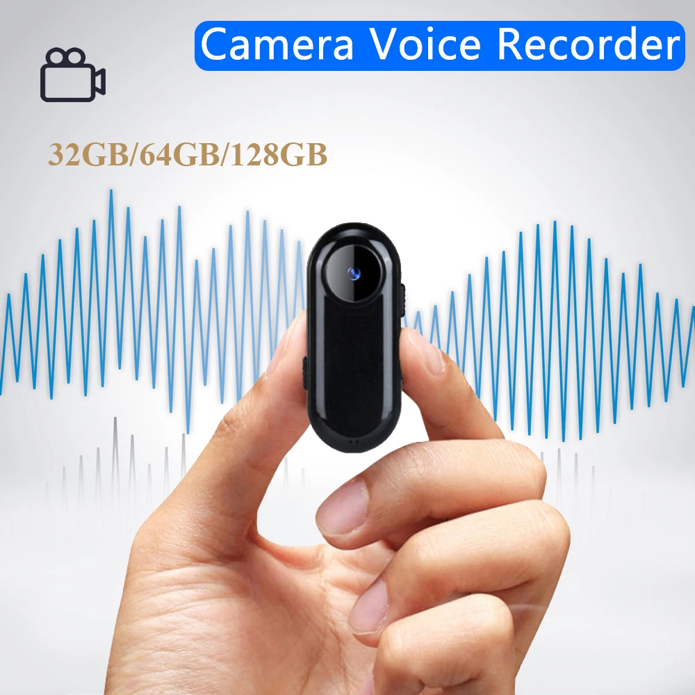 Body Mini Camera Sports Audio Video Activated Voice Recorder Espia Listenning Device with Microphone 1080P Cam Camcorder 8-128GB
Body Mini Camera Sports Audio Video Activated Voice Recorder Espia Listenning Device with Microphone 1080P Cam Camcorder 8-128GB