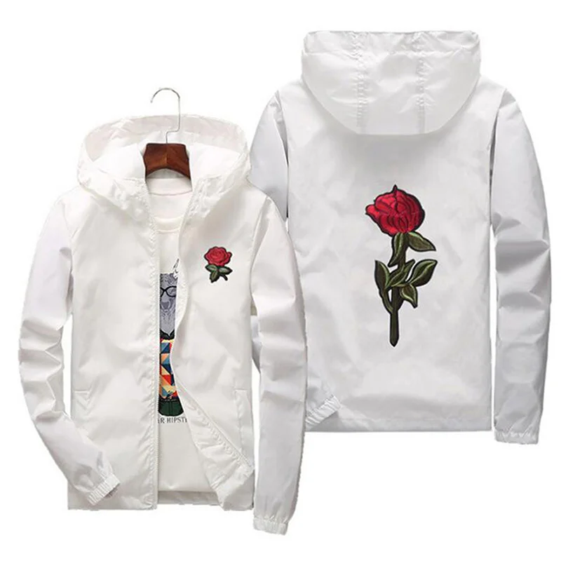 2023 New Spring Rose Bomber Hip Hop Slim Fit Flowers Pilot Men's Hooded Jackets Casual Cotton Daily Outerwear & Coats
2023 New Spring Rose Bomber Hip Hop Slim Fit Flowers Pilot Men's Hooded Jackets Casual Cotton Daily Outerwear & Coats