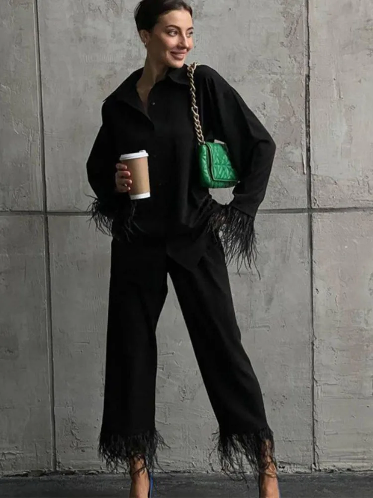 Women 2022 Autumn New Fashion Feather Draped Blouses Vintage Long Sleeve Multicolor Female Shirts Blusas Chic Tops
Women 2022 Autumn New Fashion Feather Draped Blouses Vintage Long Sleeve Multicolor Female Shirts Blusas Chic Tops