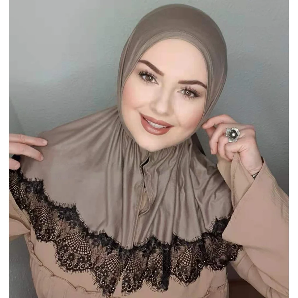 Muslim Luxury Modal Lace Cotton Hijab Abaya Hijabs For Woman Abayas Jersey Scarf Islamic Dress Women Turbans Instant Head Turban
Muslim Luxury Modal Lace Cotton Hijab Abaya Hijabs For Woman Abayas Jersey Scarf Islamic Dress Women Turbans Instant Head Turban