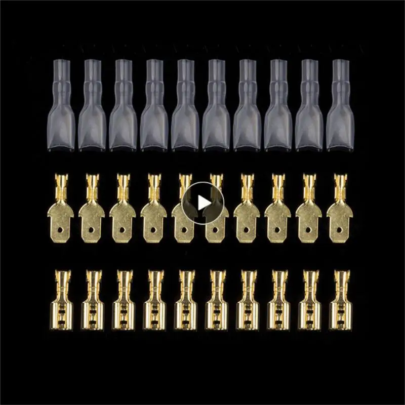 Golden Silver Crimp Terminal Connector Universal Durable Wire Terminals Portable Practical Car Accessories 1 Box Spring Inserts
Golden Silver Crimp Terminal Connector Universal Durable Wire Terminals Portable Practical Car Accessories 1 Box Spring Inserts