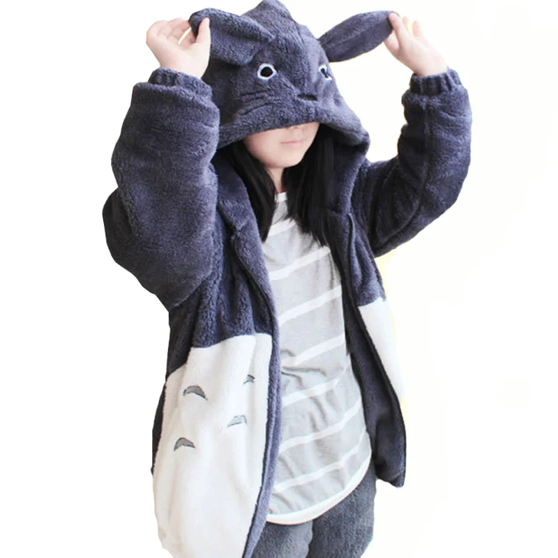 Hooded Sweatshirt Kawaii Totoro Men Women Harajuku Soft Plush Hoodies Plus Size Oversized Cosplay Jacket Coat Loose Sweatshirt
Hooded Sweatshirt Kawaii Totoro Men Women Harajuku Soft Plush Hoodies Plus Size Oversized Cosplay Jacket Coat Loose Sweatshirt