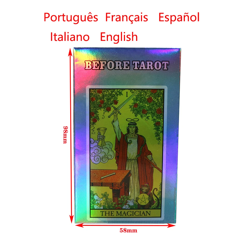 Portugal Spanish Before Tarot Cards for Beginners Board Game Full English Divination Oracle Cards PDF Guidebook
Portugal Spanish Before Tarot Cards for Beginners Board Game Full English Divination Oracle Cards PDF Guidebook