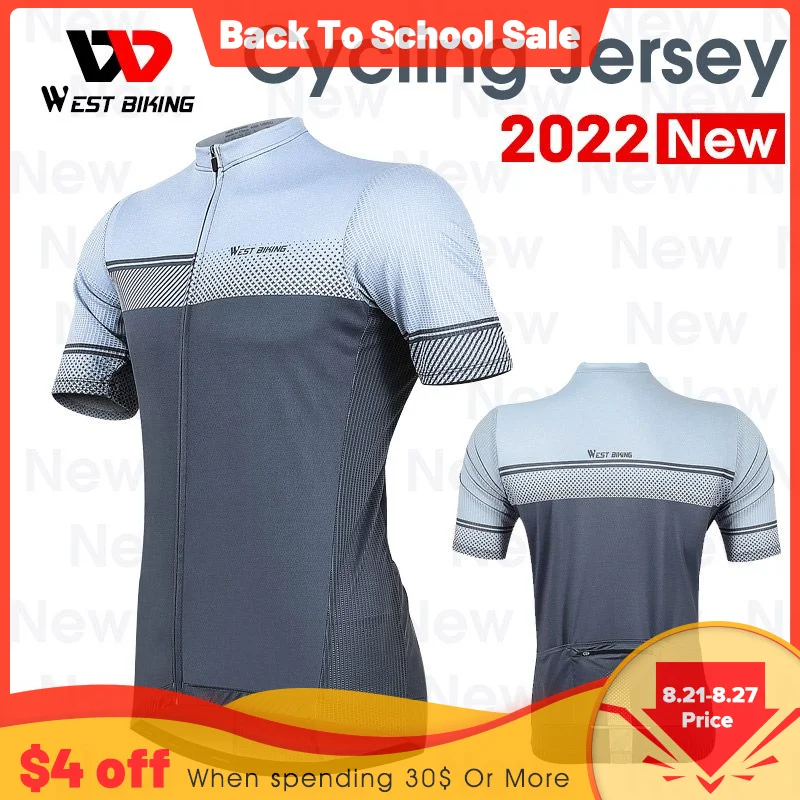 WEST BIKING Summer Cycling Jersey Short Sleeve Casual Men's Sport Top Quick Dry MTB Road Bike Team Uniform Bicycle Wear Clothing
WEST BIKING Summer Cycling Jersey Short Sleeve Casual Men's Sport Top Quick Dry MTB Road Bike Team Uniform Bicycle Wear Clothing