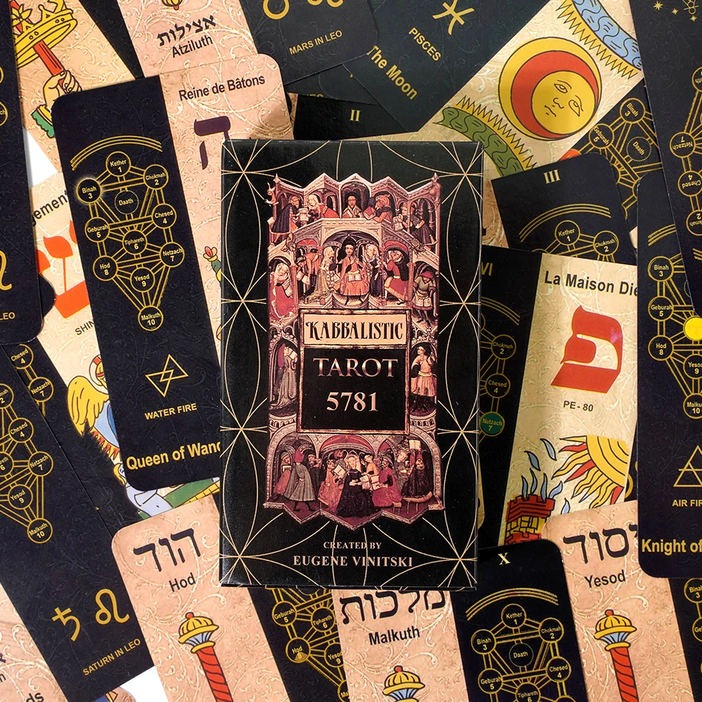The Kabbalistic Tarot 5781 Cards Deck High Quality Tarot Cards Fortune Guidance Telling Divination Deck Board Game with PDFGuide
The Kabbalistic Tarot 5781 Cards Deck High Quality Tarot Cards Fortune Guidance Telling Divination Deck Board Game with PDFGuide
