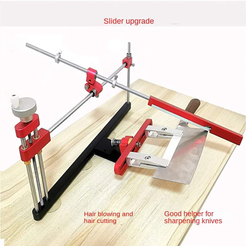 Gantry type profile fixed angle sharpener, sword, kitchen knife, cutting tool, reversible and adjustable sharpening tool
Gantry type profile fixed angle sharpener, sword, kitchen knife, cutting tool, reversible and adjustable sharpening tool