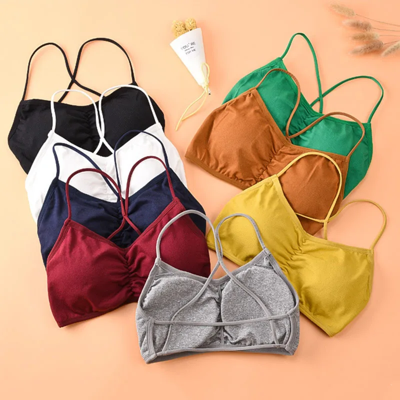 Cross Strap Bra Gather Shockproof Sports Underwear Breathable No Rims Breast Pad Bra Women
Cross Strap Bra Gather Shockproof Sports Underwear Breathable No Rims Breast Pad Bra Women