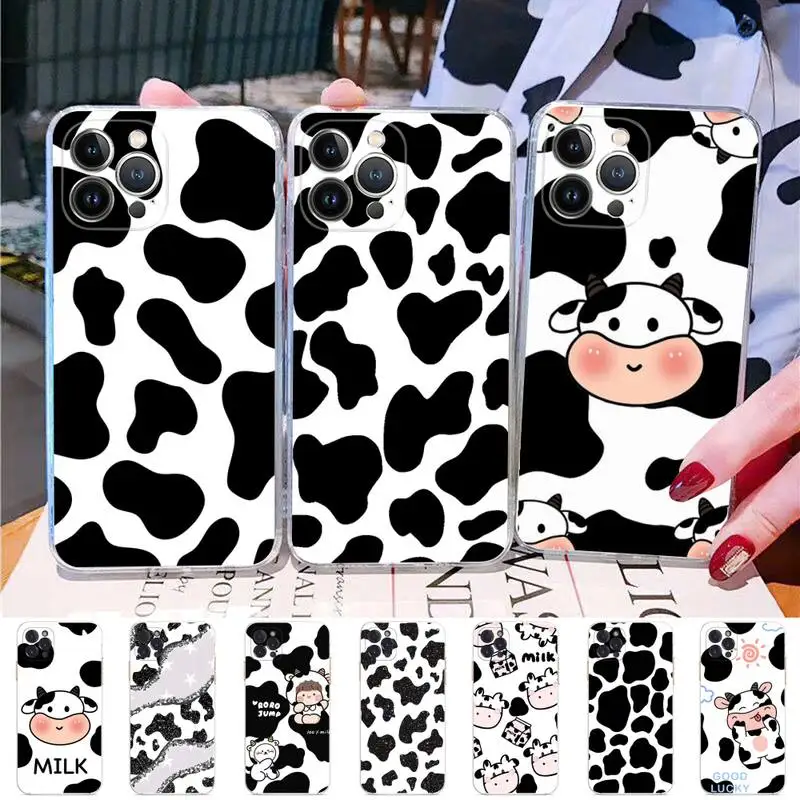 White Black Cow Phone Case Silicone Soft for iphone 14 13 12 11 Pro Mini XS MAX 8 7 6 Plus X XS XR Cover
White Black Cow Phone Case Silicone Soft for iphone 14 13 12 11 Pro Mini XS MAX 8 7 6 Plus X XS XR Cover