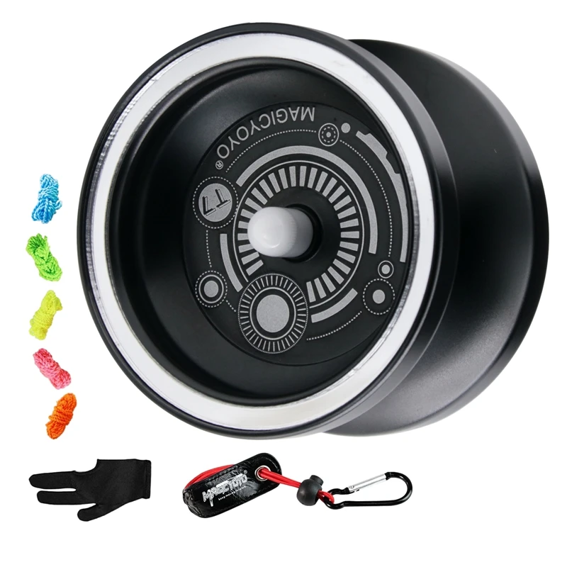 MAGICYOYO T7 Beginner Yoyo for Kids,Responsive Yoyo Easy to Return and Practise String Tricks,5 Yoyo String,Yo-Yo Holster,Glove
MAGICYOYO T7 Beginner Yoyo for Kids,Responsive Yoyo Easy to Return and Practise String Tricks,5 Yoyo String,Yo-Yo Holster,Glove