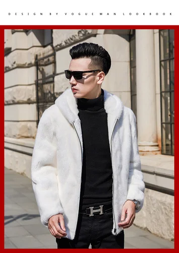 AYUSNUE 2023 Mens Real Men Winter Natural Mink Fur Jacket Hooded White Korean Jackets Coats 95005 KJ3305
AYUSNUE 2023 Mens Real Men Winter Natural Mink Fur Jacket Hooded White Korean Jackets Coats 95005 KJ3305