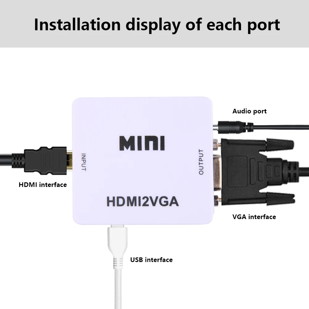 Мини HDMI-совместимый адаптер VGA HDMI2VGA преобразователь цифровой аналоговый HD 1080p HD-MI в VGA для ПК ноутбука планшета Displayer
Мини HDMI-совместимый адаптер VGA HDMI2VGA преобразователь цифровой аналоговый HD 1080p HD-MI в VGA для ПК ноутбука планшета Displayer