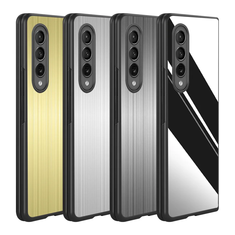 For Samsung Galaxy Z Fold 4 Case Stainless Steel Mobile Phone Case Hardware Wiredrawing Case Metal Protective Sleeve
For Samsung Galaxy Z Fold 4 Case Stainless Steel Mobile Phone Case Hardware Wiredrawing Case Metal Protective Sleeve