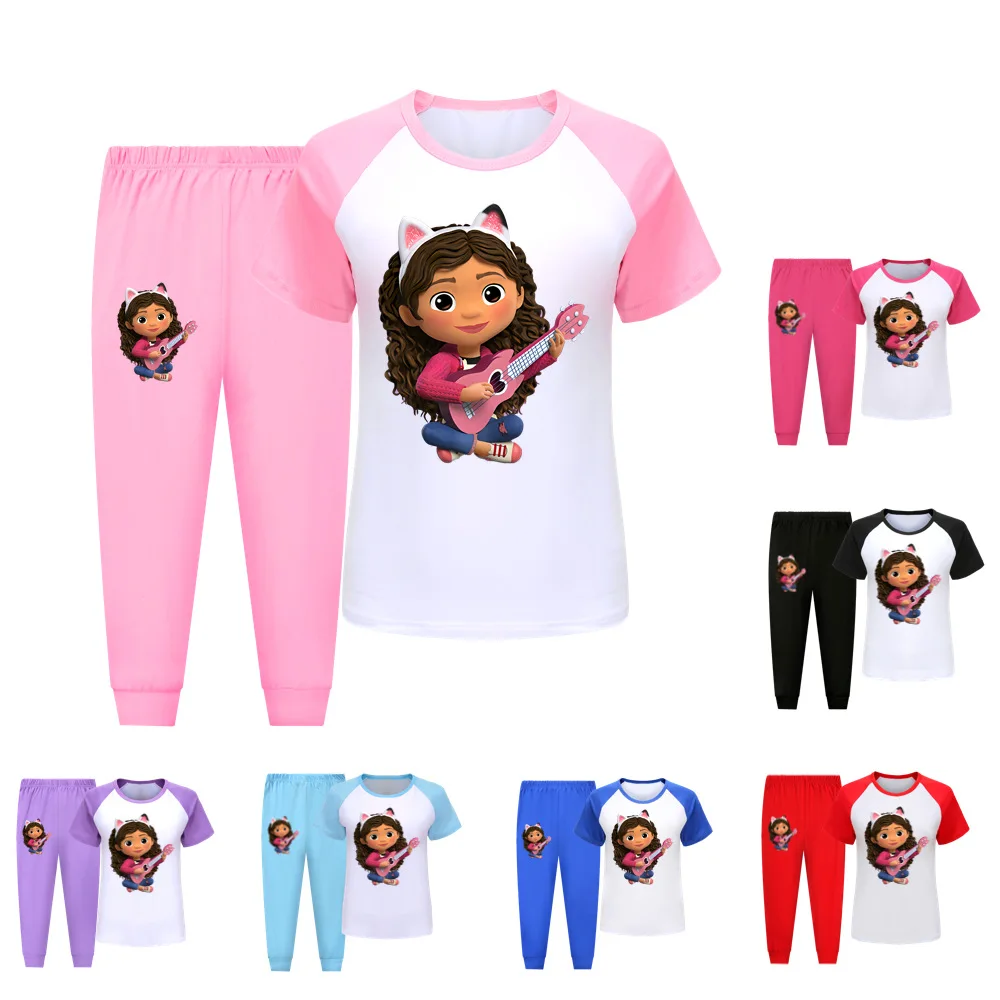 Детская одежда Gabby's Dollhouse хлопковые спортивные костюмы Детский свитшот футболки костюм мультяшный комплект для мальчиков и девочек пижама ...
Детская одежда Gabby's Dollhouse хлопковые спортивные костюмы Детский свитшот футболки костюм мультяшный комплект для мальчиков и девочек пижама ...