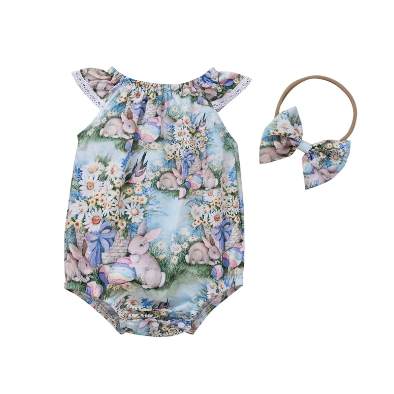 Baywell Newborn Baby Girls Clothes Easter Bunny Print Romper+Hairband Summer Infant Girl One-piece Jumpsuits
Baywell Newborn Baby Girls Clothes Easter Bunny Print Romper+Hairband Summer Infant Girl One-piece Jumpsuits