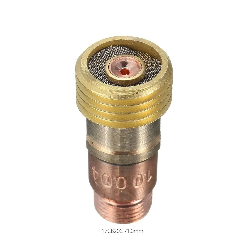 1 PC Brass Collets Body Stubby Gas Lens Connector With Mesh For Tig WP-17/18/26 Torch 14x28.1mm Professional Metal Hand Tools
1 PC Brass Collets Body Stubby Gas Lens Connector With Mesh For Tig WP-17/18/26 Torch 14x28.1mm Professional Metal Hand Tools