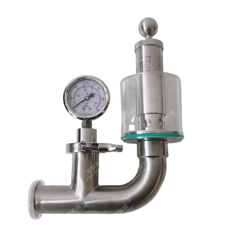 1.5" Tri-Clamp Spunding Valve with Pressure Gauge For Brewing Equipment 304 Stainless Steel Pressure Relief Valve
1.5" Tri-Clamp Spunding Valve with Pressure Gauge For Brewing Equipment 304 Stainless Steel Pressure Relief Valve