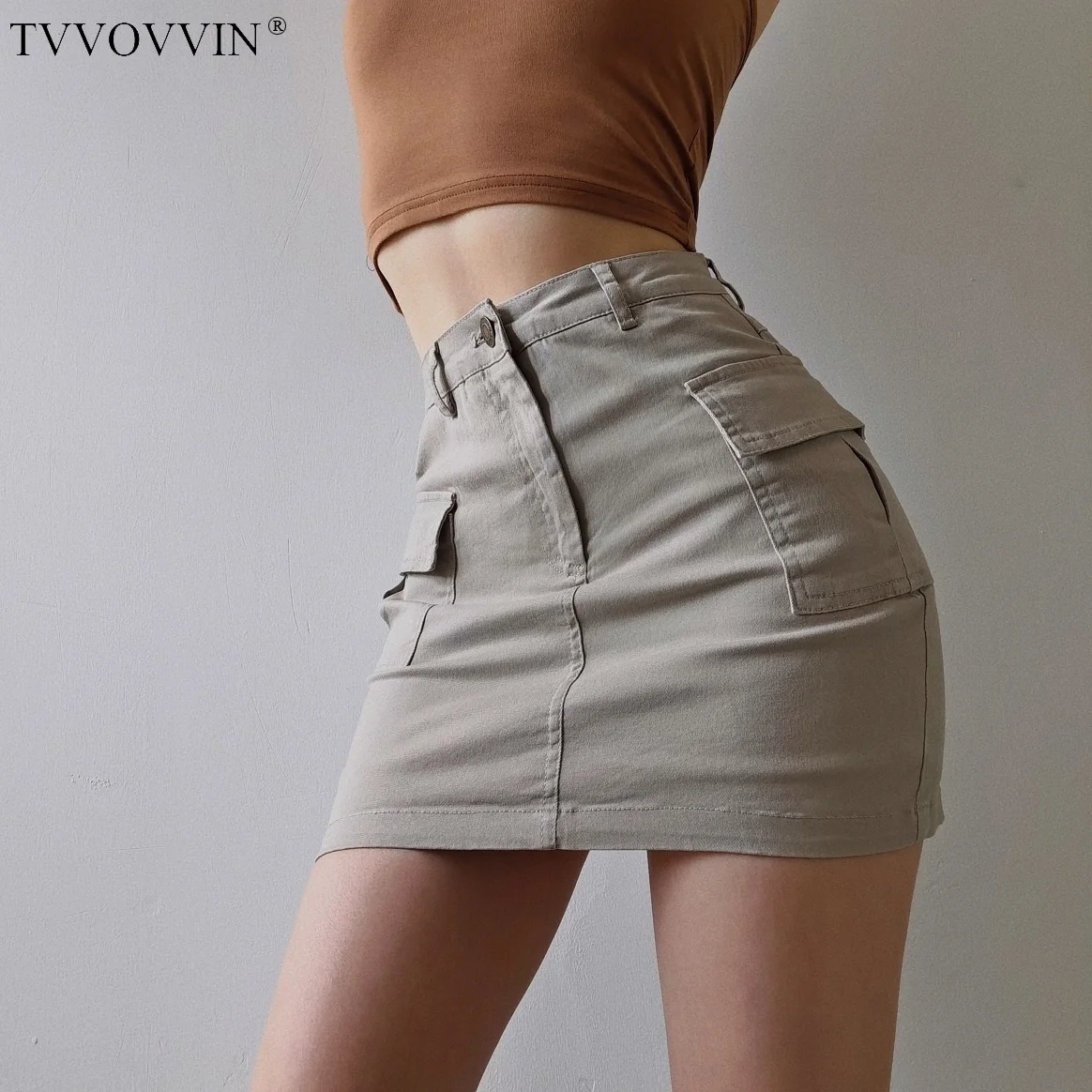 Retro Solid TVVOVVIN Color Tooling Side Pocket Denim A-Line Mini Skirt Summer High Waist Stretch Tight Women's Clothing 6X9V
Retro Solid TVVOVVIN Color Tooling Side Pocket Denim A-Line Mini Skirt Summer High Waist Stretch Tight Women's Clothing 6X9V