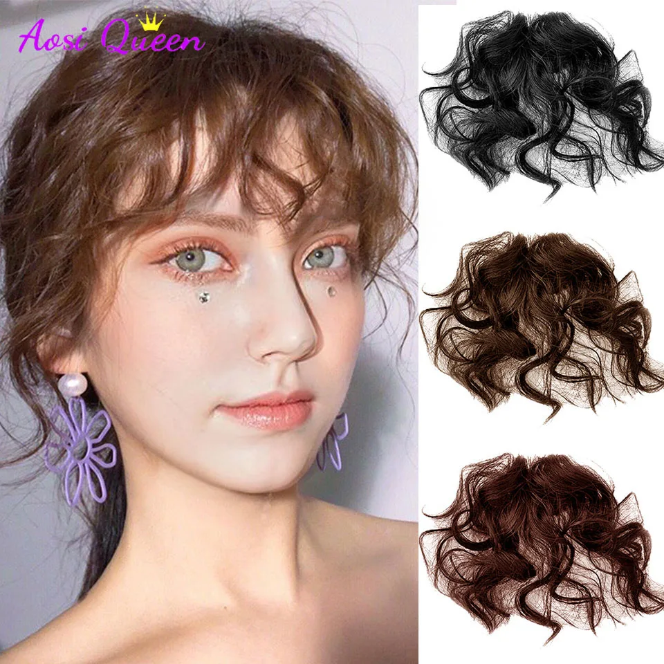 AS curly synthetic Neat Front Fringe Clip In Hair Bangs Hair Extensions Sweeping Side Blunt Bang Natural Black Brown Hairpieces
AS curly synthetic Neat Front Fringe Clip In Hair Bangs Hair Extensions Sweeping Side Blunt Bang Natural Black Brown Hairpieces