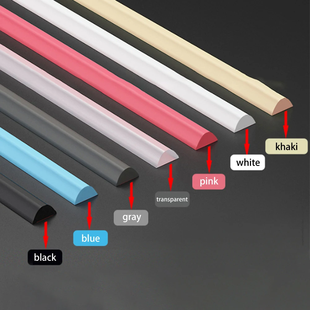 50-200cm Waterproof Strip Washing Table Bathroom Retention Water Barrier Strip Dry &Wet Separation Silicone Bendable Seal Strip
50-200cm Waterproof Strip Washing Table Bathroom Retention Water Barrier Strip Dry &Wet Separation Silicone Bendable Seal Strip