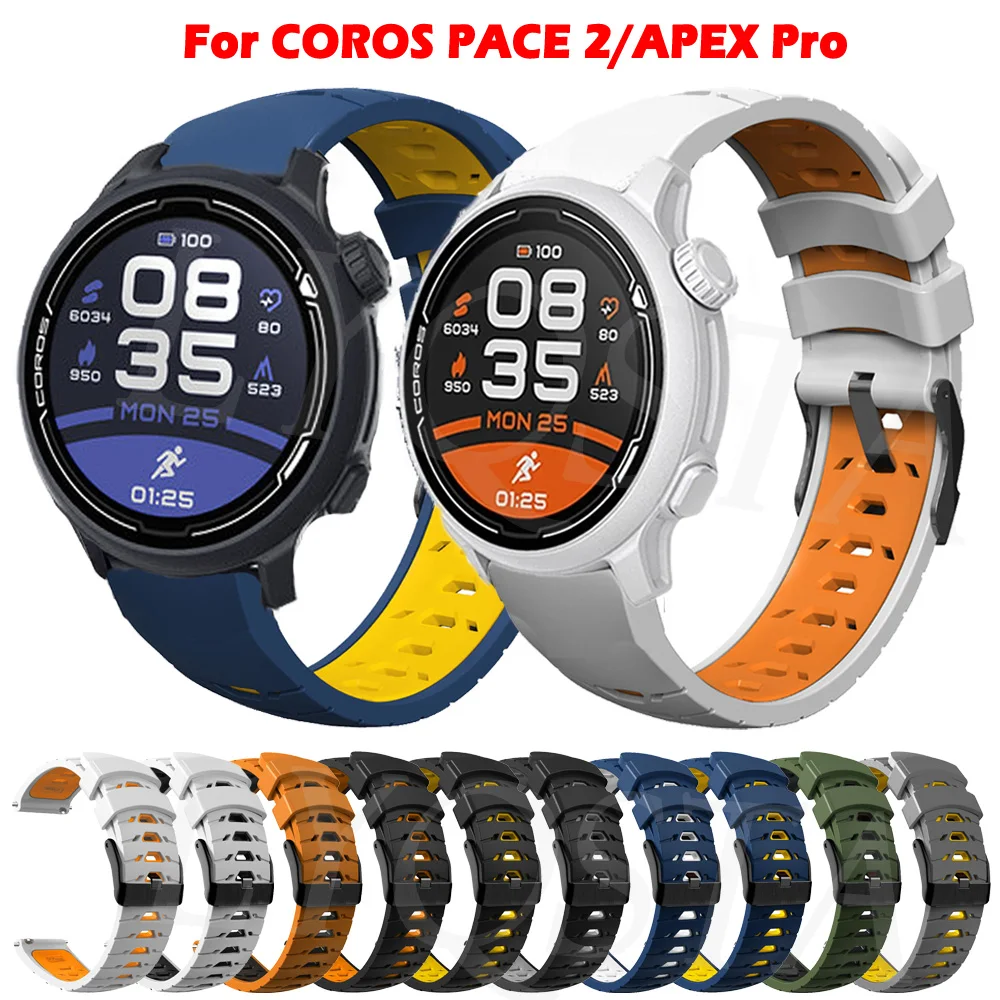Ремешок силиконовый для смарт-часов COROS APEX Pro 42 46 мм/Coros PACE 2, браслет для часов Realme Watch S/2 Pro, 20 22 мм
Ремешок силиконовый для смарт-часов COROS APEX Pro 42 46 мм/Coros PACE 2, браслет для часов Realme Watch S/2 Pro, 20 22 мм