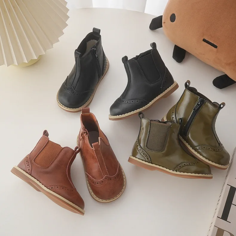 Children's Boots Retro Girls Chelsea Boots Fashion Vintage Microfiiber Handmade Kids Boots Boys Girls Western Boot
Children's Boots Retro Girls Chelsea Boots Fashion Vintage Microfiiber Handmade Kids Boots Boys Girls Western Boot