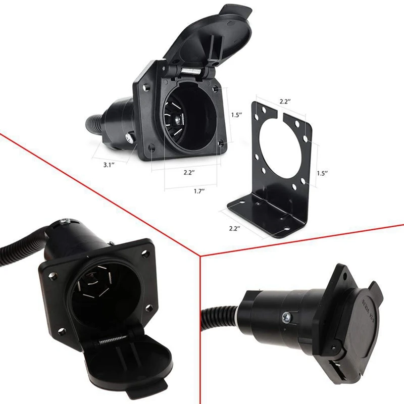 7-контактный на 4-контактный разъем для грузовика, прицепа, плоский разъем, плоский переходник с обратной вилкой, переходник для прицепа с мо...
7-контактный на 4-контактный разъем для грузовика, прицепа, плоский разъем, плоский переходник с обратной вилкой, переходник для прицепа с мо...