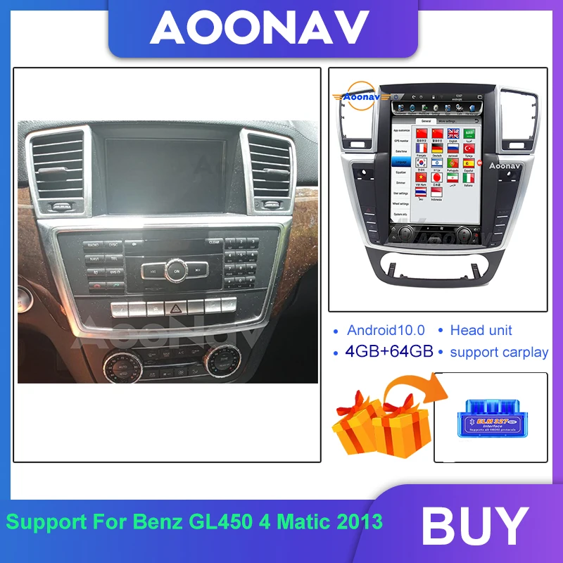 2 Din Car Radio For Benz GL450 4 Matic 2013 Multimedia DVD Player Gps Navigation System HD Touch Screen Android System Head Unit
2 Din Car Radio For Benz GL450 4 Matic 2013 Multimedia DVD Player Gps Navigation System HD Touch Screen Android System Head Unit